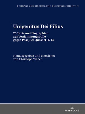cover image of Unigenitus Dei Filius